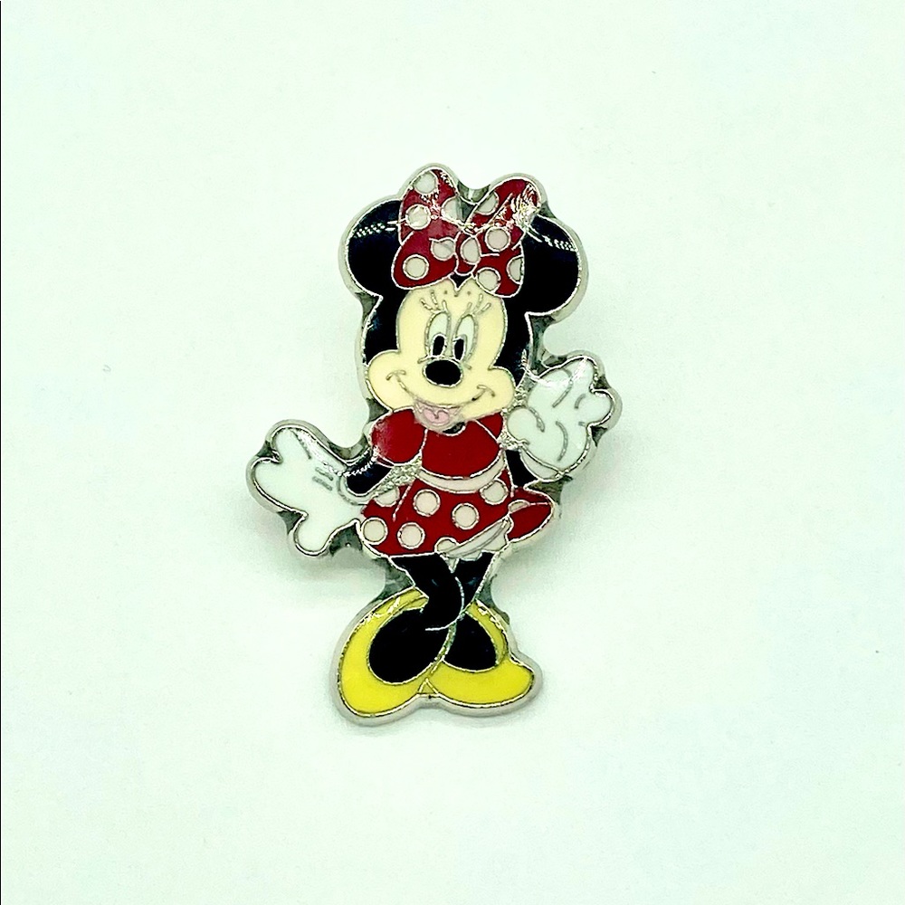Collectible Vintage Disney Minnie Mouse Enamel Pin - Gem